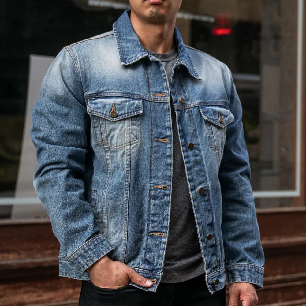 Thursday Boot Company Vintage Selvedge Denim Trucker Jacket
